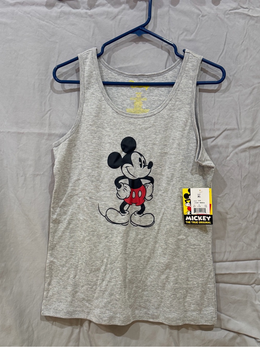 Mickey Mouse Grey Graphic Tank Top - NWT